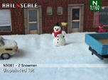 2 Snowmen (N 1:160)
