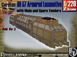 Z 1-220 BR 57 Armored Loco + 2 Tenders For BP-42