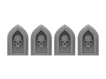 Arch Vent - Skulls (4pcs)