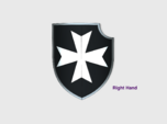 Maltese Cross - Lancer Power Shields (Right)