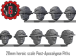 28mm heroic scale Post-apocalyptic piths