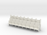 HO Scale 8 X 3 Theater Seats 