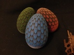 6cm Red Dragon Egg (solid)
