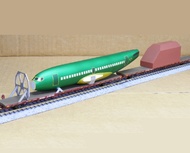 Boeing 737 Parts for Flatcar - Nscale