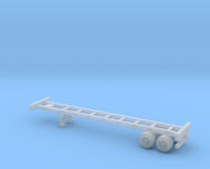 40 foot Container Chassis - Z scale