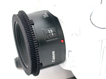Nifty Fifty (Canon 50mm F1.8) Follow Focus Adapter in Black Natural Versatile Plastic