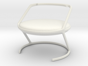 Chair No. 16 in White Natural Versatile Plastic
