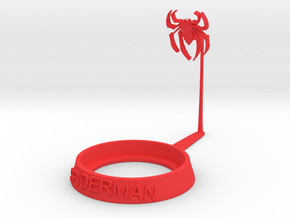 Spiderman in Red Processed Versatile Plastic
