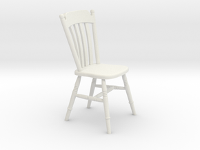 1:24 Thumb Chair (NOT FULL SIZE) in White Natural Versatile Plastic