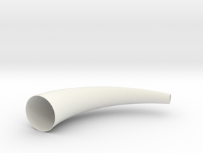 Horn V2 in White Natural Versatile Plastic