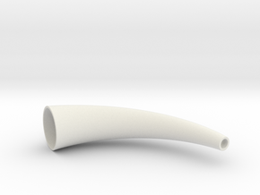 Horn V1 in White Natural Versatile Plastic