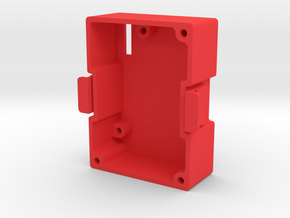 JR Module Bottom in Red Processed Versatile Plastic