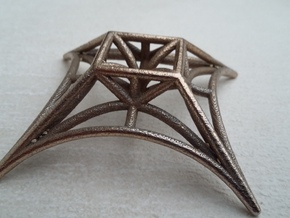 X^Square in Polished Bronzed Silver Steel