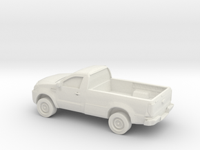 1/87 2015 Toyota Hilux Single Cab in White Natural Versatile Plastic