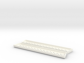 VW T5 California - Shelf for side shutter (small) in White Processed Versatile Plastic
