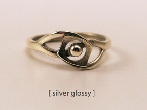 TwoYearsTogether ring in Polished Silver