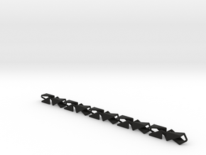Abstract chain in Black Natural Versatile Plastic