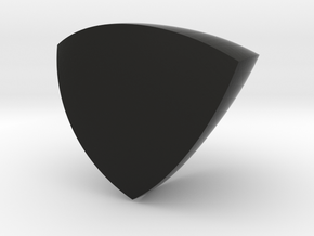 Reuleaux Tetrahedron in Black Natural Versatile Plastic