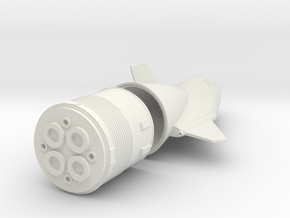 1/100 MIG 105 SPIRAL SOVIET SPACE PLANE in White Natural Versatile Plastic