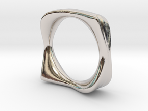Ring It (the can) in Rhodium Plated Brass