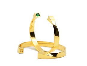 Unparalleled Bracelet in 18k Gold Plated Brass