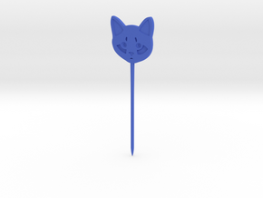 Cat Hair Pin in Blue Processed Versatile Plastic