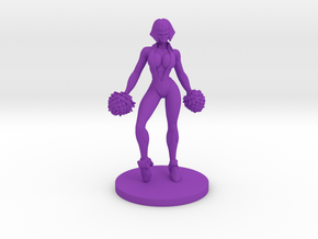 Cheerleader #2 for Slaughterball in Purple Processed Versatile Plastic