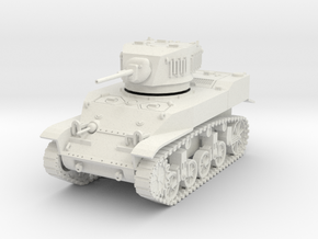 PV91A M5A1 Light Tank (28mm) in White Natural Versatile Plastic