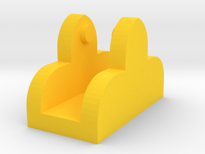 Desk Cannon Base in Yellow Processed Versatile Plastic