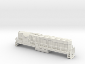 EMD SD24 Locomotive N Scale  -High Detail in White Natural Versatile Plastic
