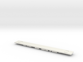 Amfleet Chassis Generic N Scale in White Natural Versatile Plastic