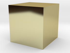 A Cubic Centimetre Cube [CCC] in 18k Gold