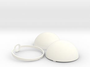 Opening Pokeball in White Processed Versatile Plastic