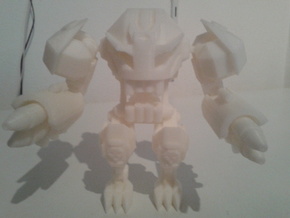 Kmt Skeleton Warrior Complete in White Natural Versatile Plastic