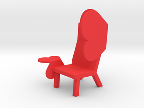 'EMOJI CHAIR - WING' by RJW Elsinga 1:10 in Red Processed Versatile Plastic