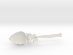 Wedding spoon in White Natural Versatile Plastic