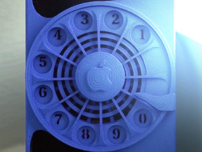 Rotary Phone Case for iPhone 5 / 5s in Blue Processed Versatile Plastic
