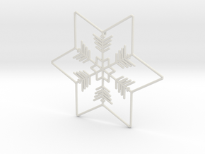 Snowflakes Series II: No. 1 in White Natural Versatile Plastic