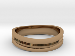 Ring of awesome in Polished Brass