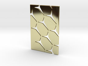Youniversal Cardholder, Structured, Accessoir in 18k Gold Plated Brass
