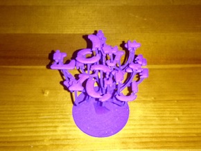 'I Love You' Tree in Purple Processed Versatile Plastic