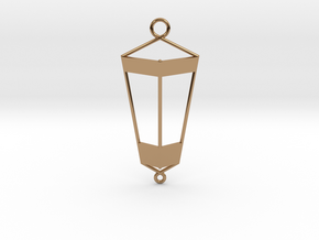 Lantern Pendant in Polished Brass