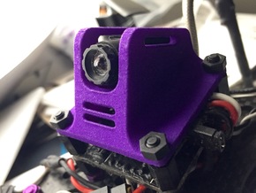 Pico Camera Mount  26 - 45 degree angle in Purple Processed Versatile Plastic