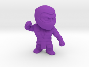 Extra Large Ninja in Purple Processed Versatile Plastic