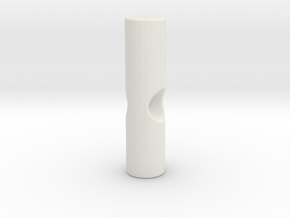 Umbrella rib tip 3mm plastic - 2.6mm metal in White Natural Versatile Plastic