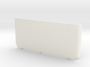 Nintendo New 3DS Bottom Coverplate in White Processed Versatile Plastic