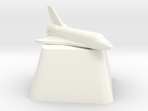 Enterprise Shuttle Cherry MX Keycap in White Processed Versatile Plastic