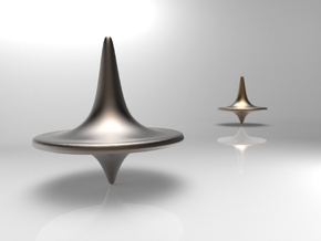 Inception Replica Spinning Top in Polished Bronzed Silver Steel
