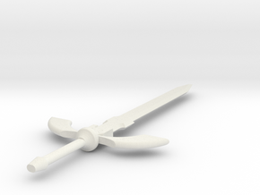 Master sword 1 foot in White Natural Versatile Plastic