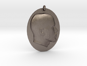 Cameo from Photos in Polished Bronzed Silver Steel